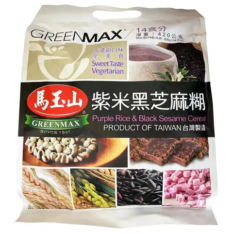 Ma Yu Shan Purple Rice & Black Sesame Porridge (Bag) 420g