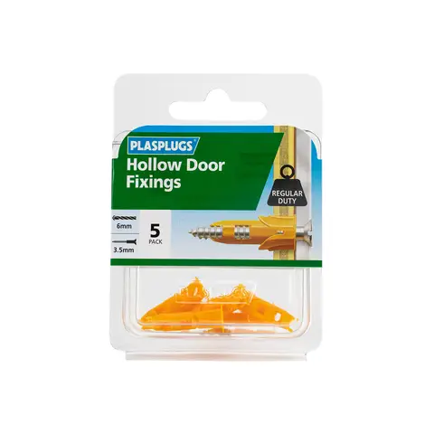 PLASPLUGS DR 106 Hollow Door Fixings (5)
