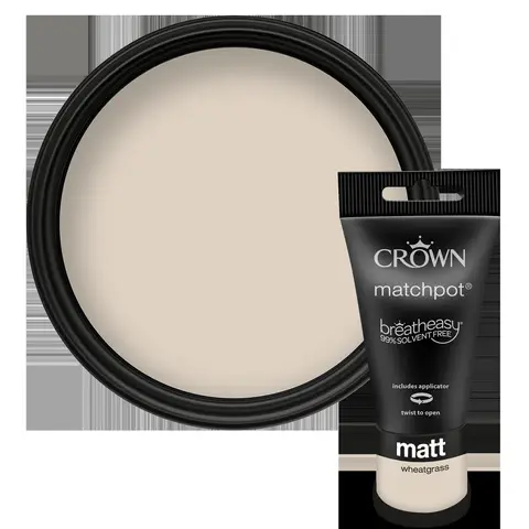 Crown Matt Emulsion Wheatgrass 40ML