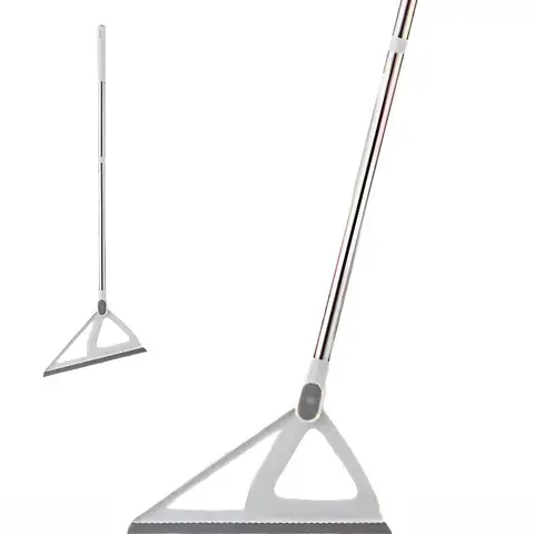 ochama x J.ZAO Wasserschieber Abzieher - Magic Mop - Multifunktionaler - Kehrschlaufel - Doppelnutzung - Besen, Schneebesen, Schabemop, Fensterreinigung, 32 x 96cm