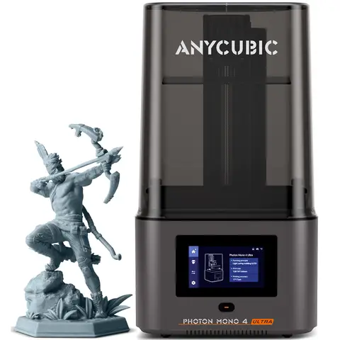 ANYCUBIC Photon Mono 4 Ultra 10K, imprimante 3D à résine, écran LCD mono 7 pouces, source COB, impression rapide 120 mm/h, volume 153,4 x 87 x 165 mm