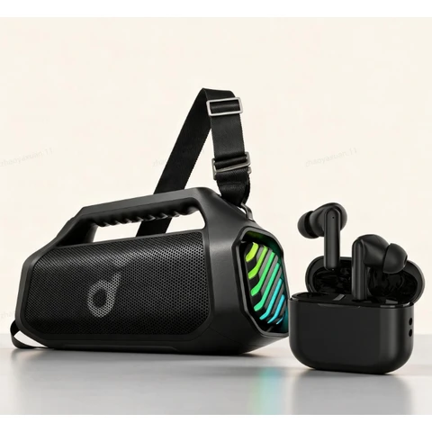 Soundcore Boom 2 Pro Outdoor Speaker, 140W 2+2 Channels, BassUp