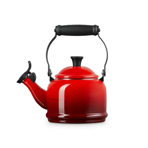 Le Creuset Emaille-Kohlestoffstahl-Kessel Kirschrot 1,1L für die tägliche Getränkezubereitung