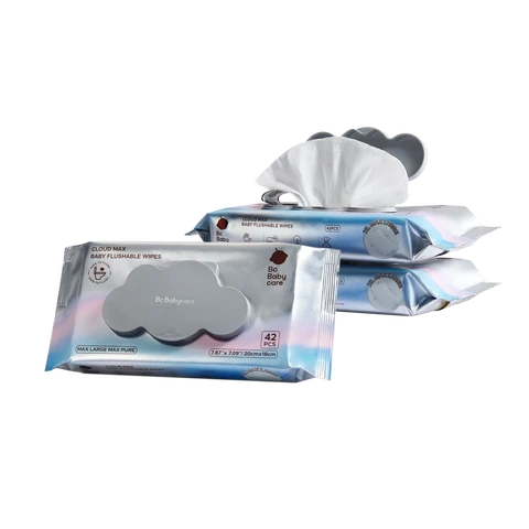 Bc Babycare Flushable Toilet Wipes 3 Packs × 42 Pieces