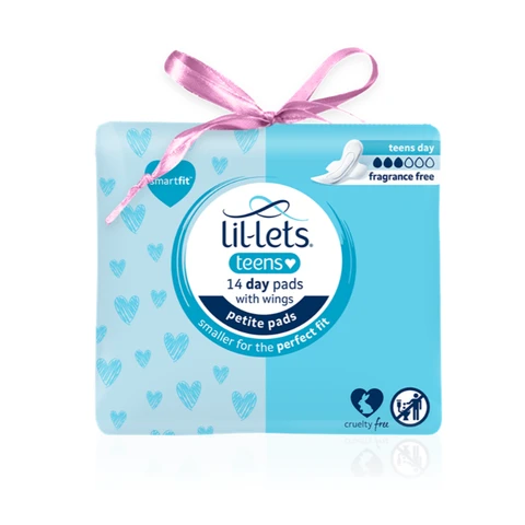 Lil-Lets Teens Day Pads with Wings 14 Pads