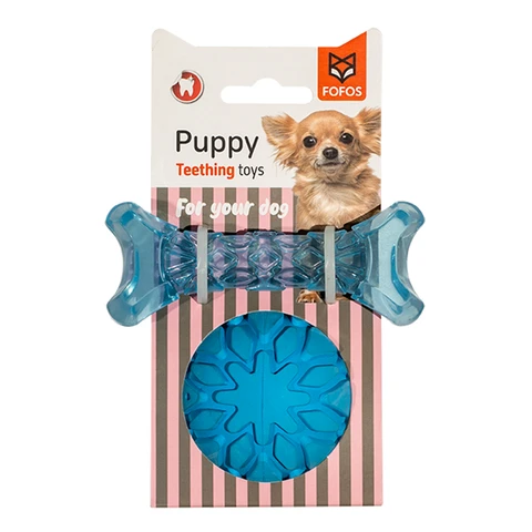 FOFOS PUPPY BOT+BAL BLAUW