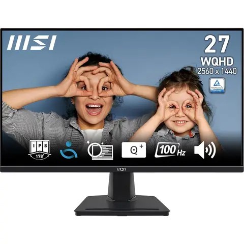 MSI Pro MP275Q computermonitor 68,6 cm (27 inch) 2560 x 1440 pixels WQHD LED zwart