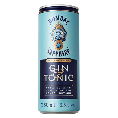 Bombay Sapphire Gin and Tonic 250ml