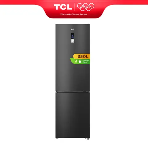 TCL RP455BBE0UK Fridge-Freezer Combination, Fridge Capacity 248L, Freezer Capacity 102L [Energy Class E]