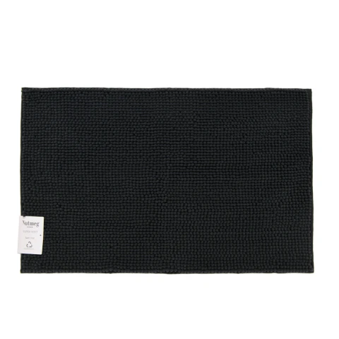 Nutmeg Home Supersoft Bath Mat Graphite Grey