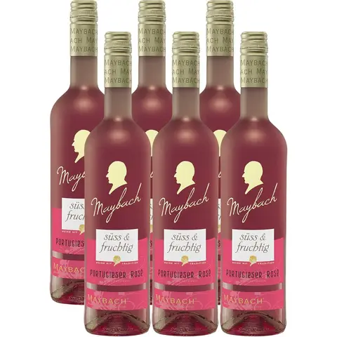 Maybach Portugieser Süß und Fruchtig Roséwein 6x0,75 L