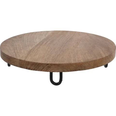 Tranche de bois de manguier naturel Grand tapis isolant thermique Panneaux décoratifs pour table à manger Tranche d'arbre Support de pièce maîtresse 30 cm