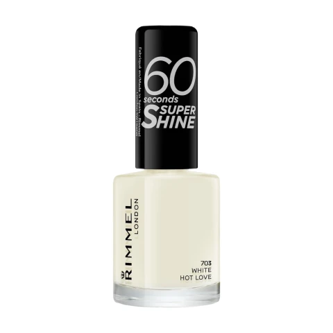 Rimmel 60 Seconds Super Shine Nail Polish White Hot Love