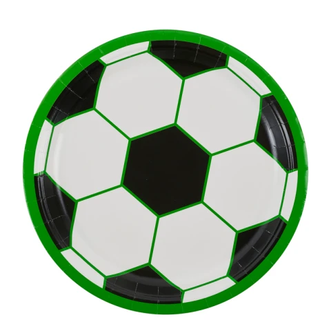 NUTMEG FOOTBALL PLATE 8PK