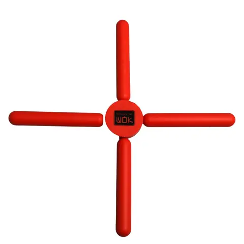 School of Wok Silicone Foldable Trivet - Red