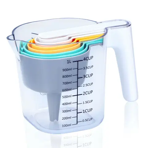 Alpina Tasses à mesurer 9 pièces avec cuillères