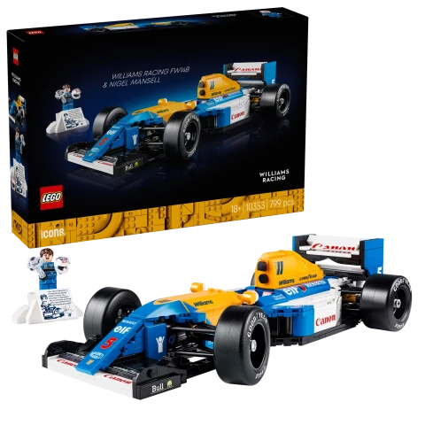 LEGO Icons 10353 Williams Racing FW14B & Nigel Mansell Set for Adults