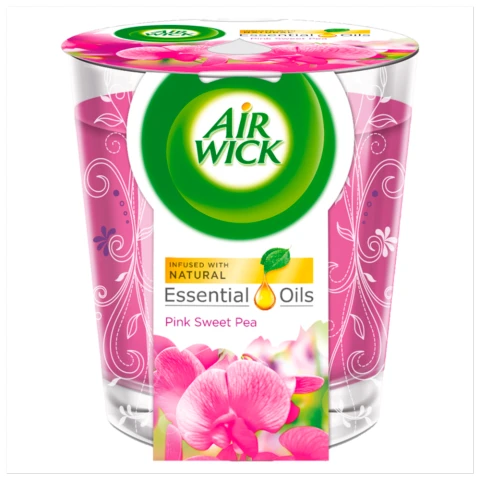 Air Wick Candle Pink Sweet Pea 105g
