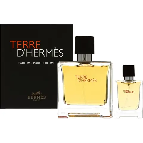 Hermès Terre d’Hermès Pure Parfum geschenkset (Eau de Parfum 75 ml + Eau de Parfum 12,5 ml)