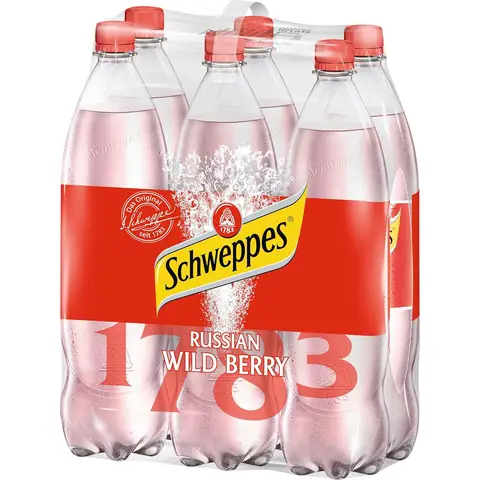 SCHWEPPES Original Wildbeere Zero 6x1.25L