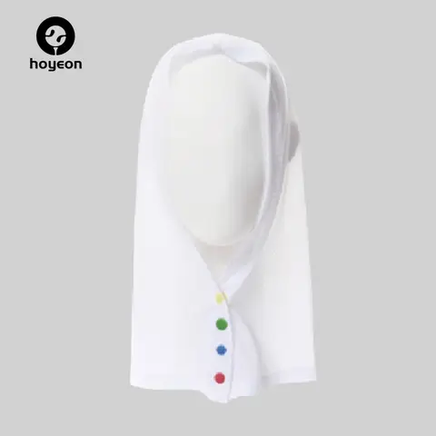 HOYEON Golf Sun Protection Neck Guard Cap, Ice Silk Breathable Head Cover, Shade Protection, Summer Women's, White, One Size