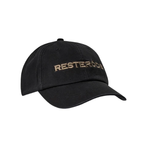 Resteröds OSIZE Schwarze Twill-Schiebermütze