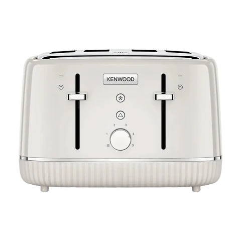 Kenwood Elegancy 4 Slice Toaster, 1800W, Cord Storage, Cream, TFP10.A0CR