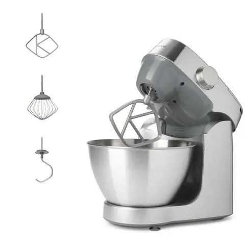 Kenwood Prospero+ Stand Mixer, 1000W, 4.3L, 3 Bowl Tools, Baking, Silver, KHC29.A0SI