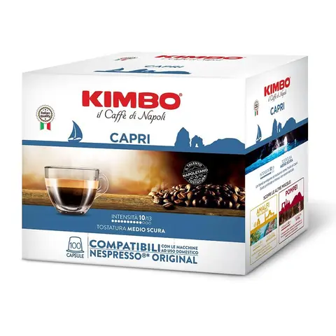 KIMBO Nespresso - 100 capsules de café - Intensité 10/13 - 540 g