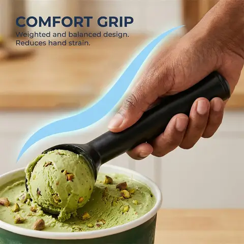 Huacan ice cream scoop, creative scoop for digging balls, home scoop for digging balls, ice cream scoop