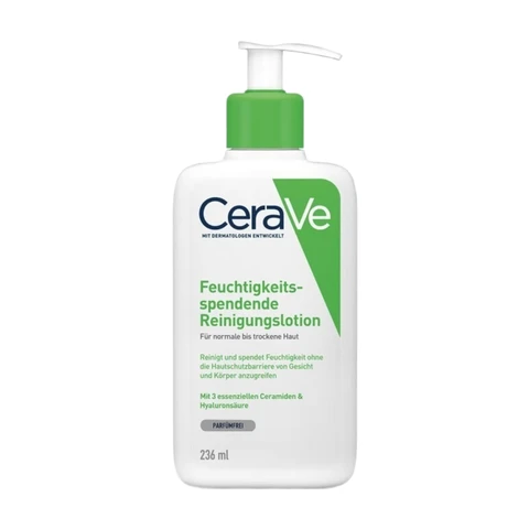 CeraVe Feuchtigkeitsspendender Reiniger mit Pumpe 236 ml