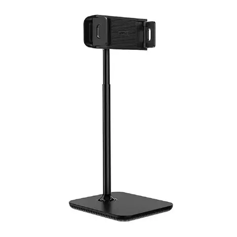 Acefast E4 Schwarz Teleskop-Tischhalter für Handy und Tablet (135-230 mm breit), 360° Drehung