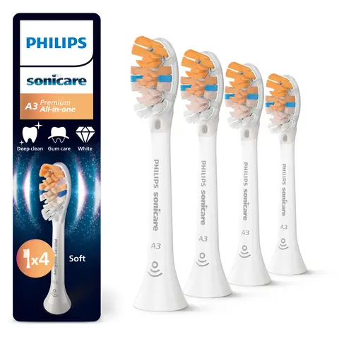 Philips Sonicare C3 Premium Plaque Defence 4er Pack HX9094/87