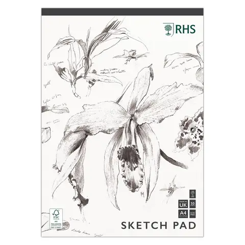 RHS A4 Sketch Pad 100gsm 50 Sheets