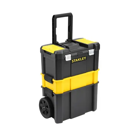 Stanley Essential 3-in-1 Rolling Workshop with Metal Latches