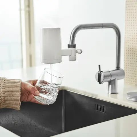 Tappwater Ultra Tap Water Filter System, Advanced Tap Water Purifier Reduces 100+ Substances - T1U-N101