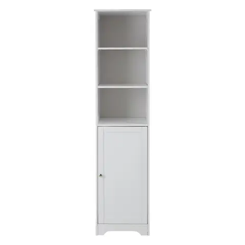 Maison by Premier Storage Cabinet Portern 1 Door White Tall
