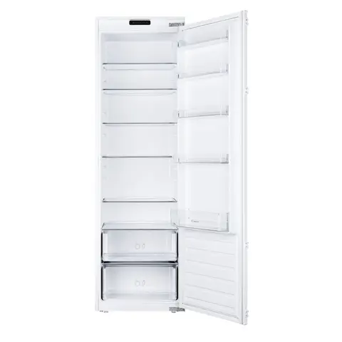 Candy CMS518EWK 177cm Fully Integrated Tall Larder Fridge - Sliding Hinge - 316L - E Rated