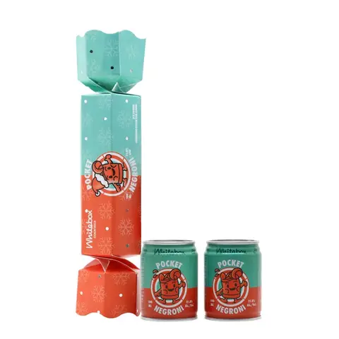 Whitebox Cocktails Pocket Negroni Christmas Cracker 2 Cans 21.8% ABV