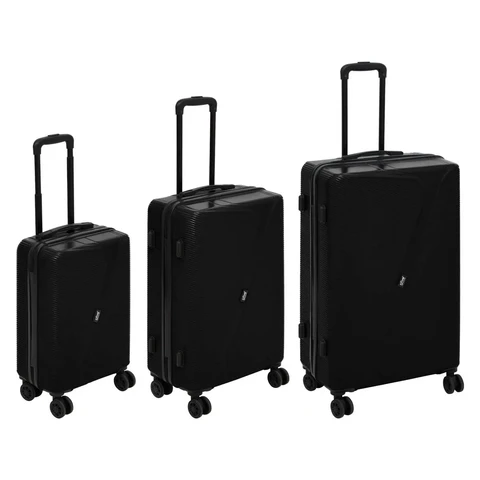 5five Set aus 3 Hartschalenkoffern mit 4 Doppelrädern L. 49.5 x B. 28.5 x H. 77 cm