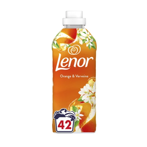 LENOR Adoucissant Liquide Orange et Verveine 42 Lavages 0,882L