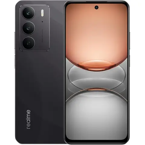 realme C75 - Smartphone met 8GB RAM + 256GB opslag, 6,72 inch IPS LCD 90Hz display, 50MP dubbele camera, MediaTek Helio G92 Max-processor, 6000 mAh batterij met hoge capaciteit, Storm Black