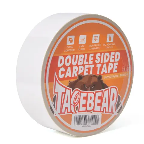 TAPEBEAR Ruban adhésif double face pour tapis - 50 mm x 36 m