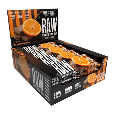 Warrior Raw Protein Bar Flapjack (20g) Chocolate Orange 12 x 75g