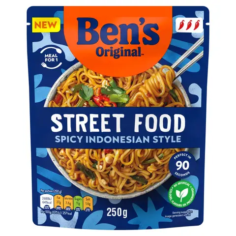 Ben's Original Street Food Indonesian Spicy Noodles 250g