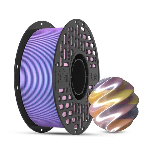 CAILAB Filament für 3D-Drucker, PLA Silk, Quad Color – Purple Crush