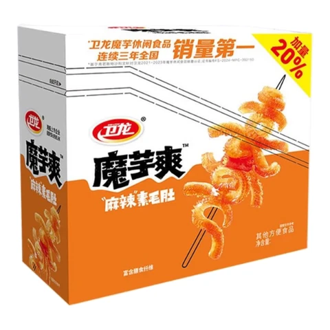 WEI LONG Imitation végétale de tripe au konjac saveur mala - 360 g