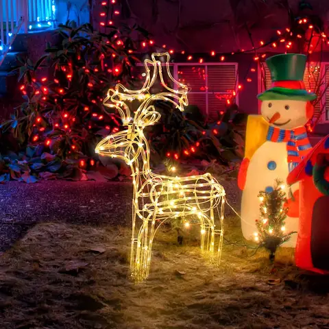 Weihnachtshirsch LED für festliche Deko