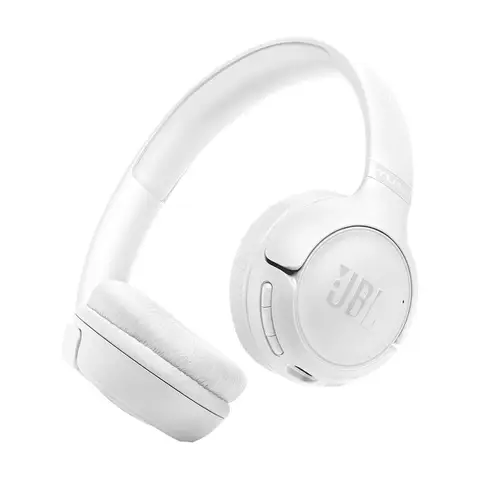 JBL Tune530BT - kabellose On-Ear-Kopfhörer - reiner Bass-Sound, 76 Stunden Akkulaufzeit, Bluetooth 5.4, Weiß
