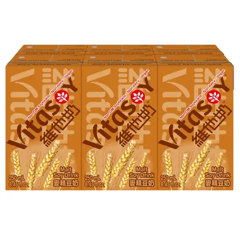 Vitasoy Malted Soy Milk 250ml*6